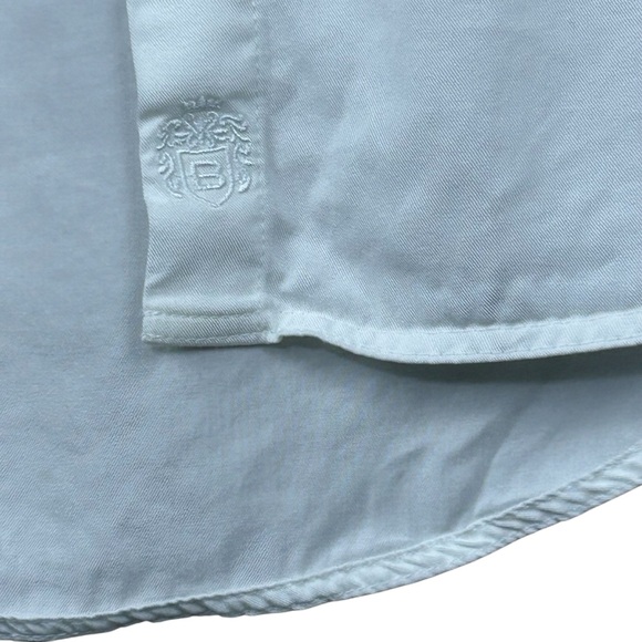 Aritzia Babaton Utility Button Up Shirt XS Drapey Twill QuietLuxury Preppy - Picture 8 of 16